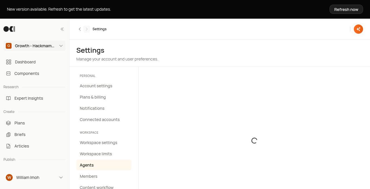 MCP tokens section